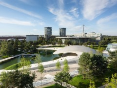 Павильон Porsche от Henn Architekten. Вольфсбург, Германия.