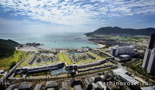 Курорт Intercontinental Sanya Resort от WOHA. Санья, Китай.