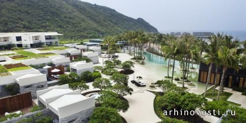 Курорт Intercontinental Sanya Resort от WOHA. Санья, Китай.