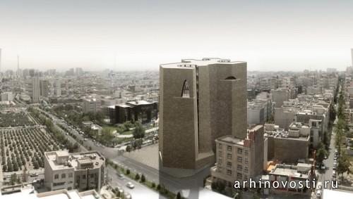 Фондовая биржа от Alejandro Aravena Architects. Тегеран, Иран.
