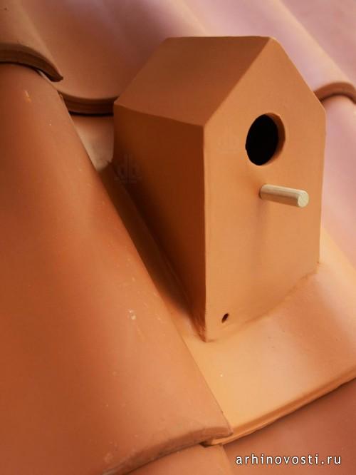 Черепица-скворешник от Клааса Куикена (Klaas Kuiken). Нидерланды.