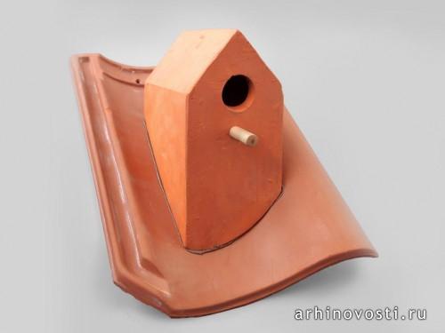 Черепица-скворешник от Клааса Куикена (Klaas Kuiken). Нидерланды.