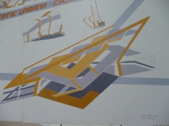 Автобусная остановка для торгового центра. Кишинев, Молдавия.