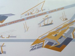 Автобусная остановка для торгового центра. Кишинев, Молдавия.