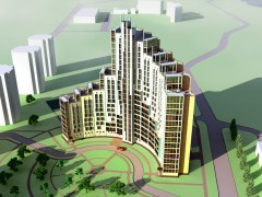 Жилой дом переменной этажности. Севастополь, Украина. Жилой дом переменной этажности. Севастополь, Украина.