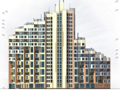 Жилой дом переменной этажности. Севастополь, Украина. Жилой дом переменной этажности. Севастополь, Украина.