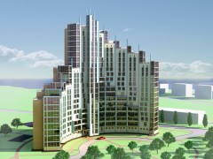 Жилой дом переменной этажности. Севастополь, Украина. Жилой дом переменной этажности. Севастополь, Украина.