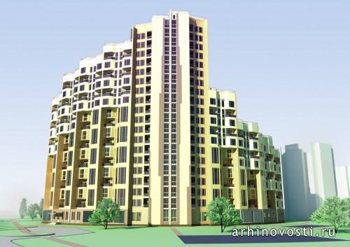 Жилой дом переменной этажности. Севастополь, Украина. Жилой дом переменной этажности. Севастополь, Украина.