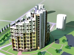 Жилой дом переменной этажности. Севастополь, Украина. Жилой дом переменной этажности. Севастополь, Украина.