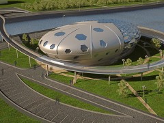Молодежный центр творчества на Берсеневской набережной. Москва, Россия.