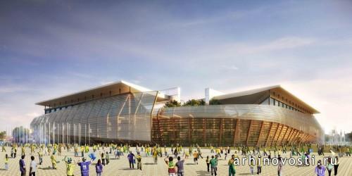 Стадион Arena Cuiabá от GCP Arquitetos. Куяба, Бразилия.