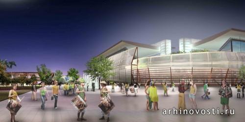 Стадион Arena Cuiabá от GCP Arquitetos. Куяба, Бразилия.