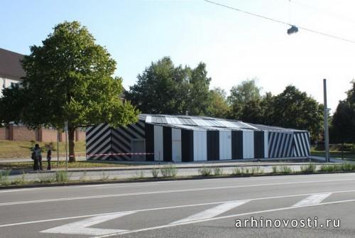 Станция распределения воды от Molter-Linnemann Architekten. Кайзерлаутерн, Германия.