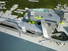 Новый порт Цзилуна от NMDA и Fei and Cheng Associates. Цзилун, Тайвань.