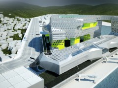 Новый порт Цзилуна от NMDA и Fei and Cheng Associates. Цзилун, Тайвань.