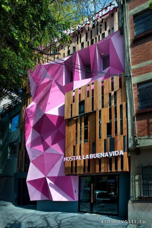 Хостел «La Buena Vida» от ARCO Arquitectura Contemporánea. Мехико, Мексика.