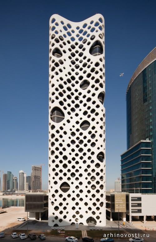 Офисная башня «O-14» от Reiser + Umemoto. Дубай, ОАЭ.