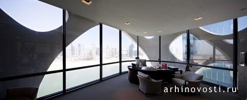 Офисная башня «O-14» от Reiser + Umemoto. Дубай, ОАЭ.