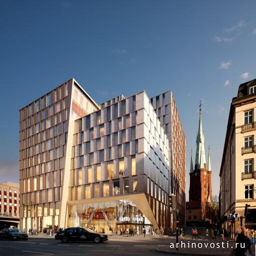 Проект Stockholm City Station от 3XN Architects. Стокгольм, Швеция.