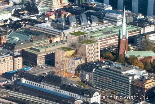 Проект Stockholm City Station от 3XN Architects. Стокгольм, Швеция.