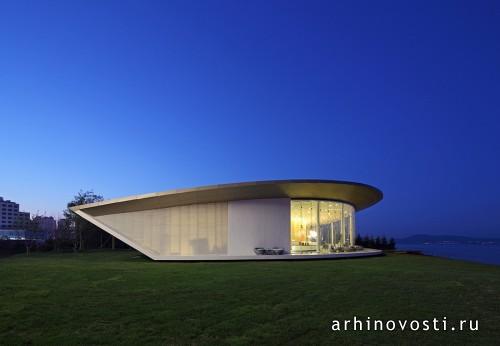 Выставочный павильон Weihai от Make Architects. Вэйхай, Китай.