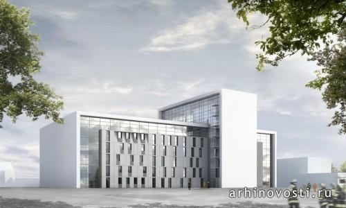 Центр для тренировки пожарных от gmp Architekten. Вюрцбург, Германия.