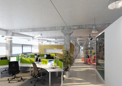 IT бизнес-инкубатор ZAarchitects. Коворкинг зона