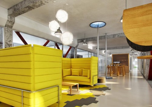 IT бизнес-инкубатор ZAarchitects. Коворкинг зона