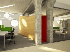 IT бизнес-инкубатор ZAarchitects. Кабинки для размышлений