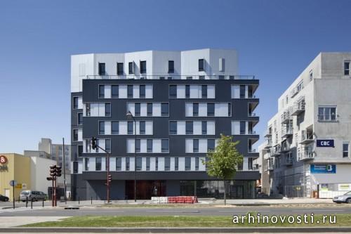 Жилой дом от Gaëtan Le Penhuel Architecture. Витри-сюр-Сен, Франция.