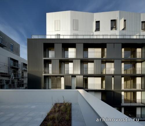 Жилой дом от Gaëtan Le Penhuel Architecture. Витри-сюр-Сен, Франция.