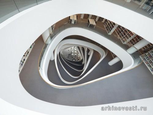 Библиотека Абердинского университета от schmidt hammer lassen architects. Абердин, Великобритания.
