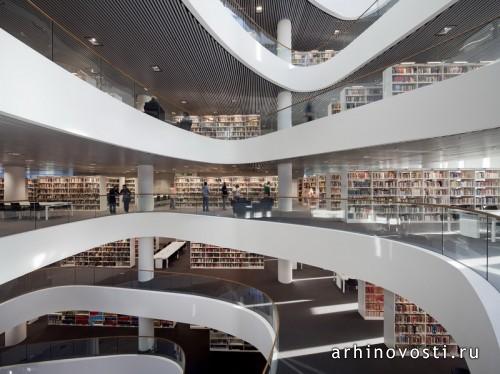 Библиотека Абердинского университета от schmidt hammer lassen architects. Абердин, Великобритания.