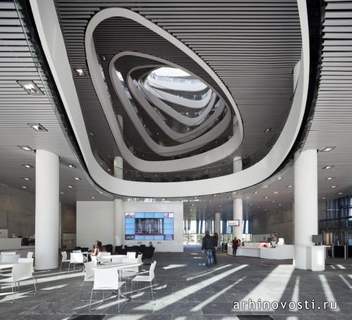 Библиотека Абердинского университета от schmidt hammer lassen architects. Абердин, Великобритания.