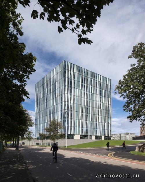 Библиотека Абердинского университета от schmidt hammer lassen architects. Абердин, Великобритания.