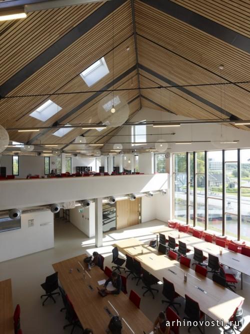 Новое здание Amsterdam University College от Mecanoo. Амстердам, Нидерланды.