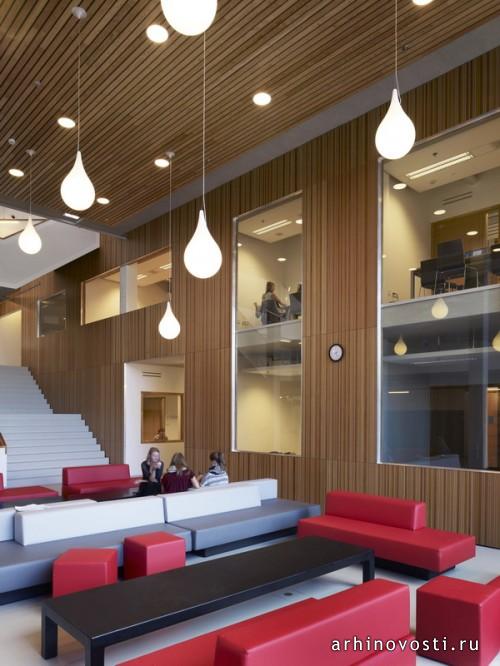 Новое здание Amsterdam University College от Mecanoo. Амстердам, Нидерланды.