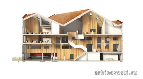 Новое здание Amsterdam University College от Mecanoo. Амстердам, Нидерланды.