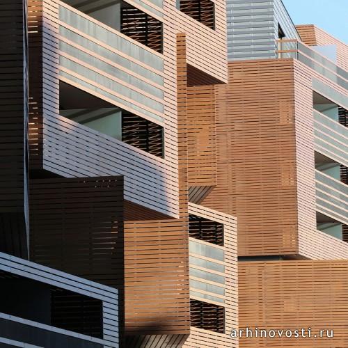 Жильё для студентов «Basket Apartments» от OFIS architects. Париж, Франция.
