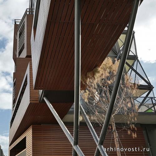 Жильё для студентов «Basket Apartments» от OFIS architects. Париж, Франция.