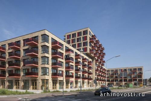 Жилой дом «De Entree» от Arons en Gelauff architecten. Алкмар, Нидерланды.