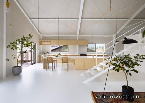 Жилой дом из склада от Airhouse Design Office. Йоро, Япония.