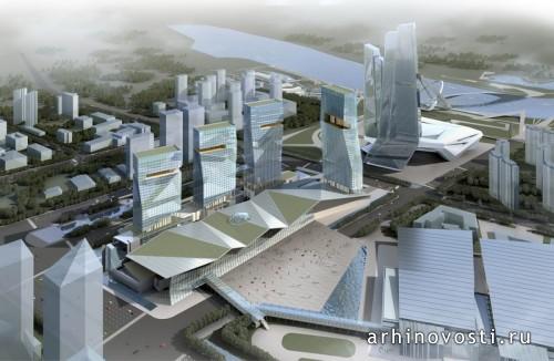 Расширение Международного выставочного центра от tvsdesign. Нанкин, Китай.