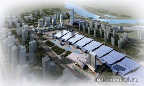 Расширение Международного выставочного центра от tvsdesign. Нанкин, Китай.