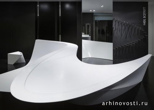 Бутики Нейла Баррета (Neil Barrett) от Zaha Hadid Architects.
