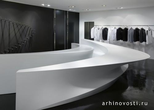 Бутики Нейла Баррета (Neil Barrett) от Zaha Hadid Architects.