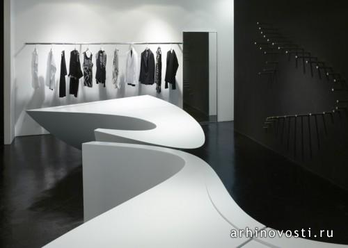 Бутики Нейла Баррета (Neil Barrett) от Zaha Hadid Architects.