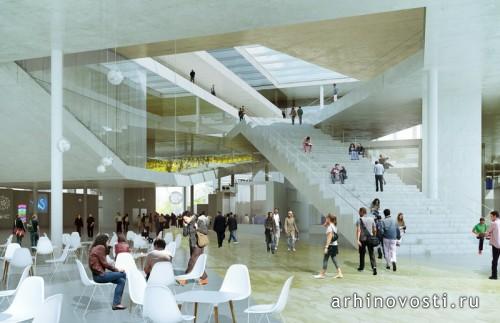 Технический колледж École Centrale от OMA.  Сакле, Франция.