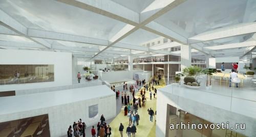Технический колледж École Centrale от OMA.  Сакле, Франция.