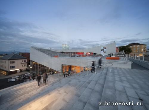 Культурный центр Plassen от 3XN Architects. Молде, Норвегия.